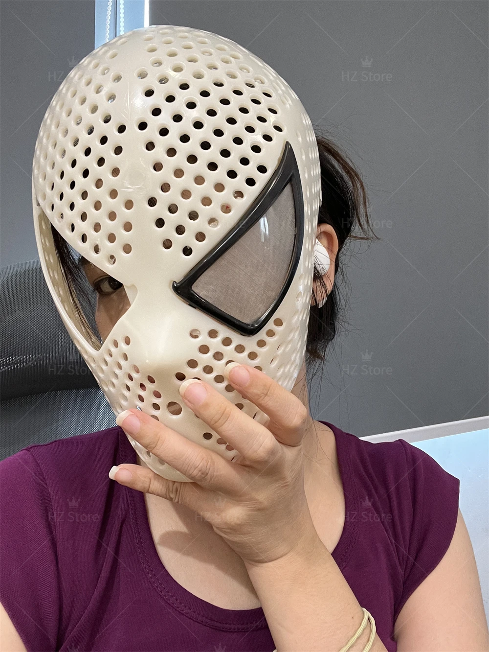 トビー・マグワイア スパイダーマンの目/ABS素材フェイスシェル/レンズ