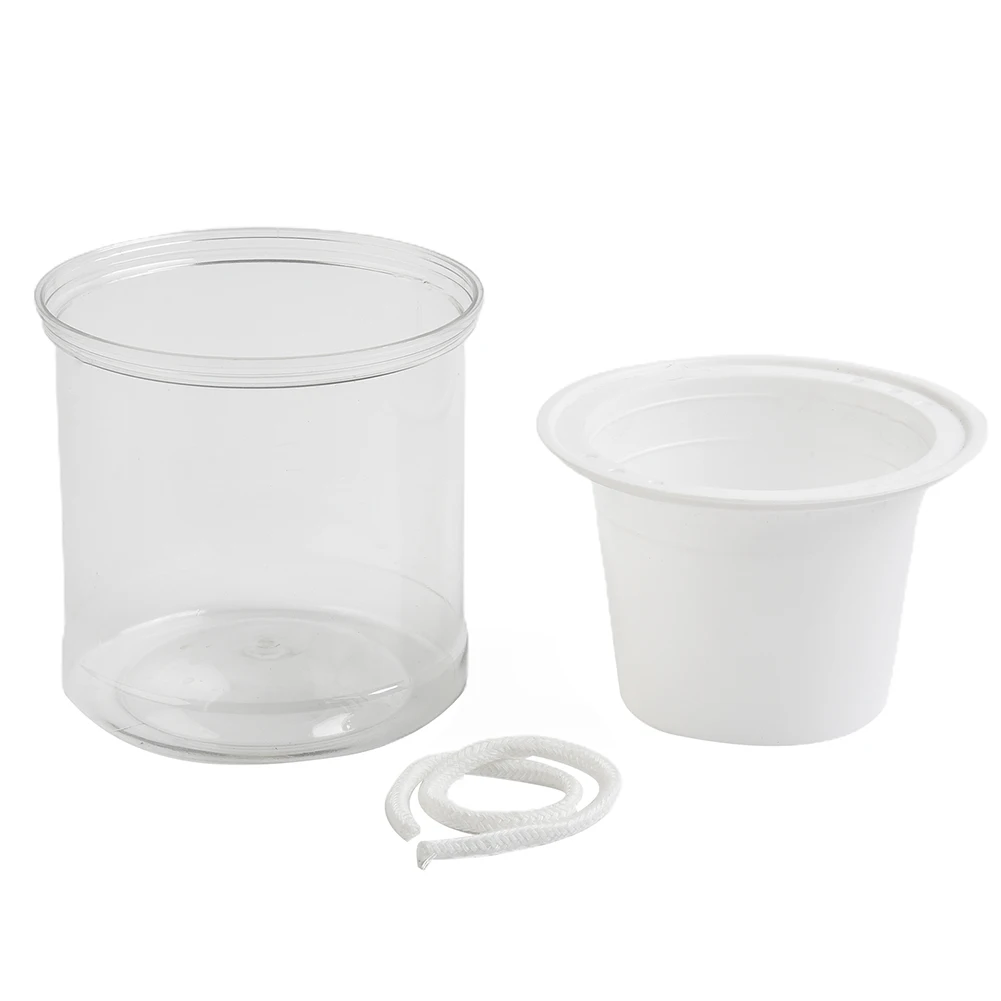 Self-Watering Transparent Container for Potted Greens PP Resin Build Allows Light Penetration and Air Circulation Around Roots