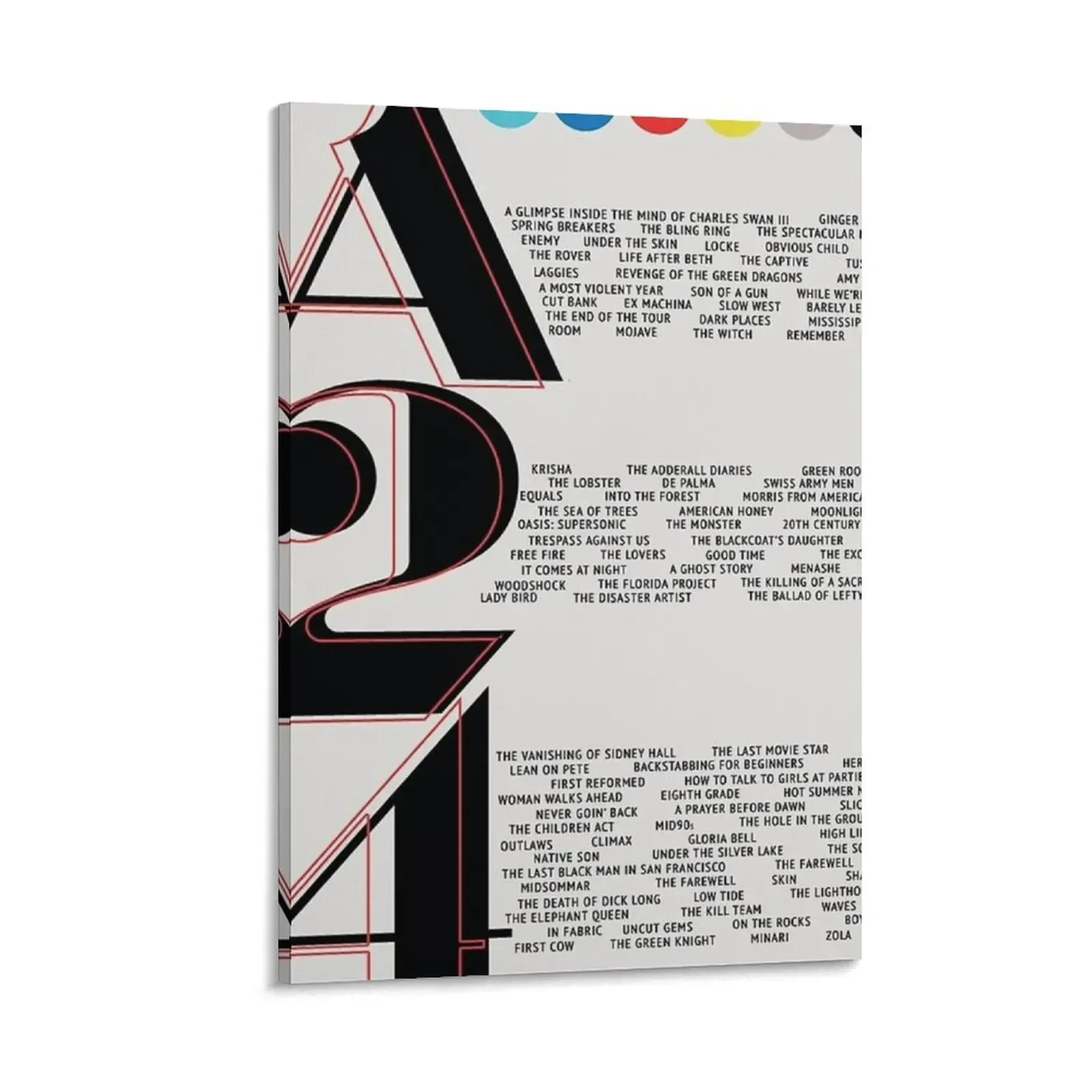 

A24 Film Poster Poster Canvas Painting canvas wall art Decoration for home decorative items for home