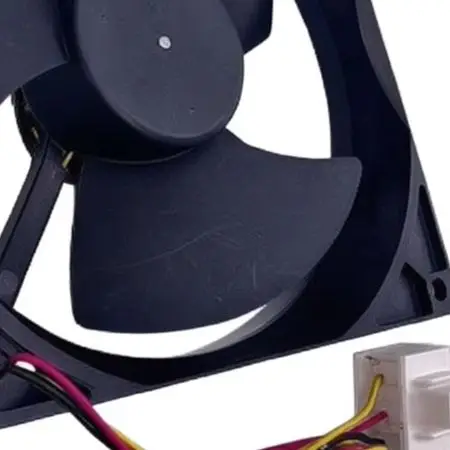 DC12V Evaporator Fan Motor For Refrigerator Radiator Cooling System 0.136A PVC Stable Operation Easy Installation Replacement Pa