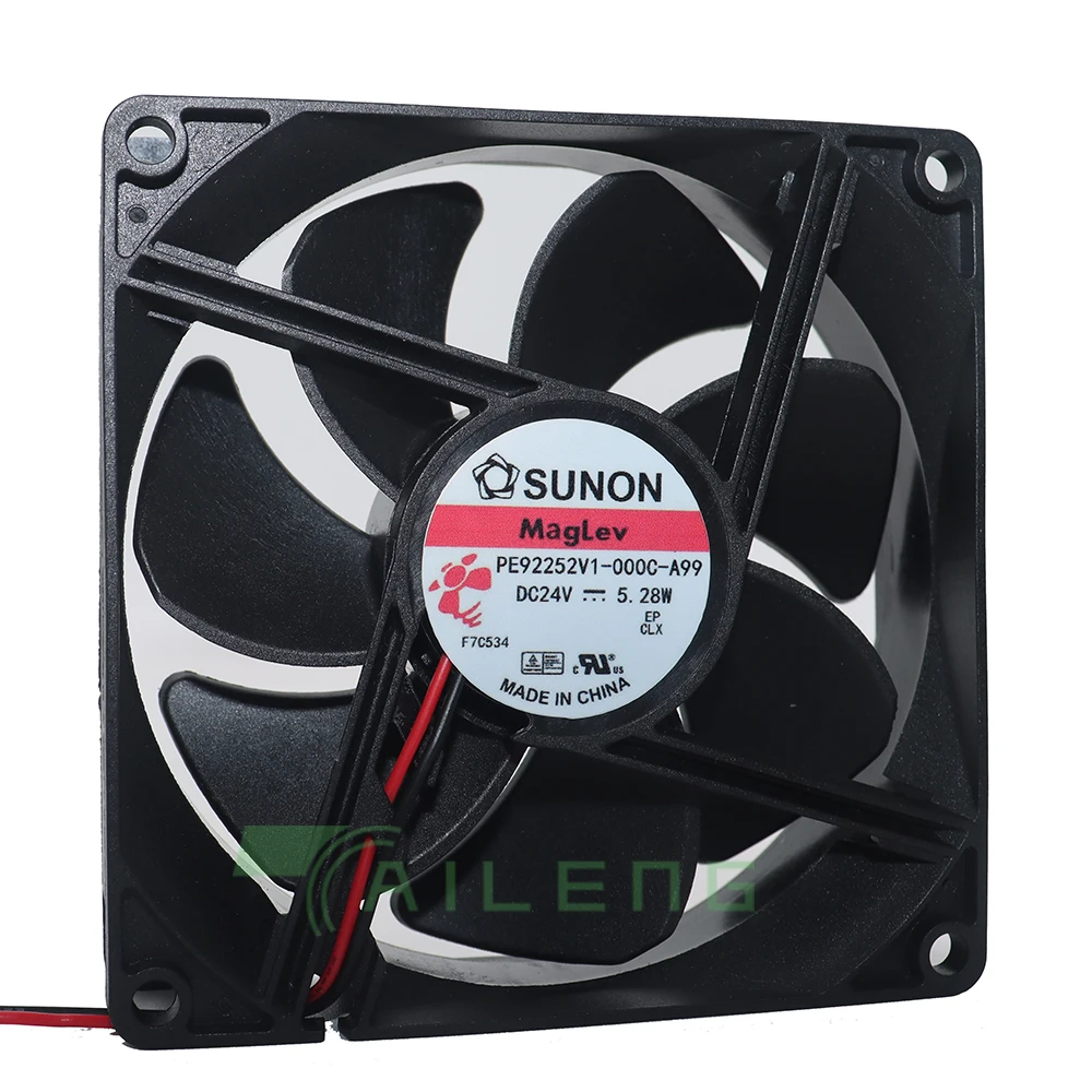 

new PE92252V1-000C-A99 DC 24V 5.28W 92MM 92*92*25MM Server Cooling Fan 2 wires