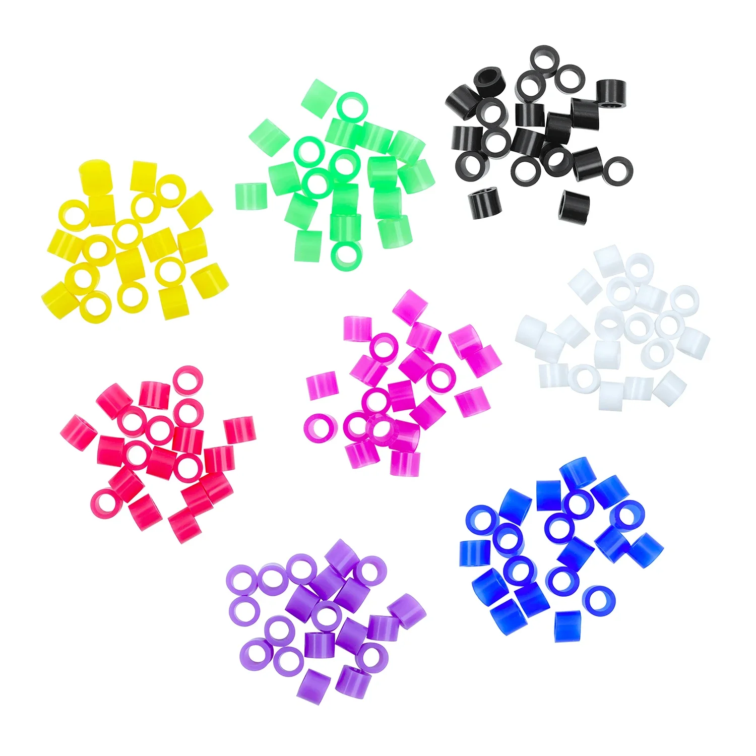 160 unids/caja  anillos  código Dental círculo multicolor silicona Autoclavable instrumento Universal anillos  código