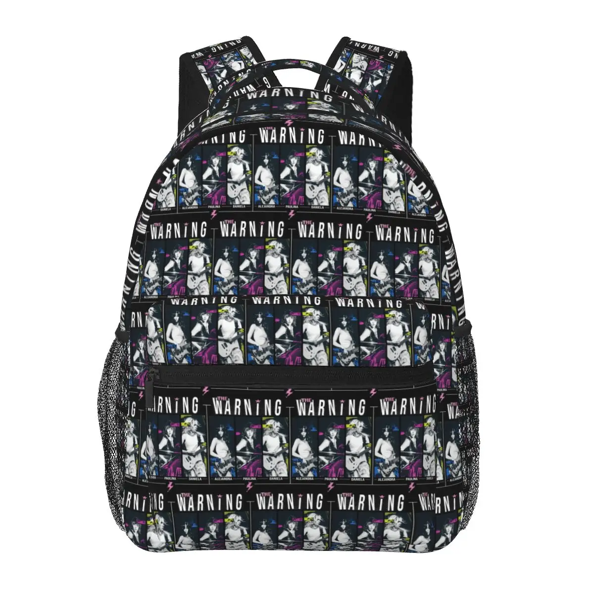 

Band The Warning Tri Color Concert Design Student Backpack School Bag Hiking Daypack for Boys Girls Fashion Bookbag Shoulder Bag