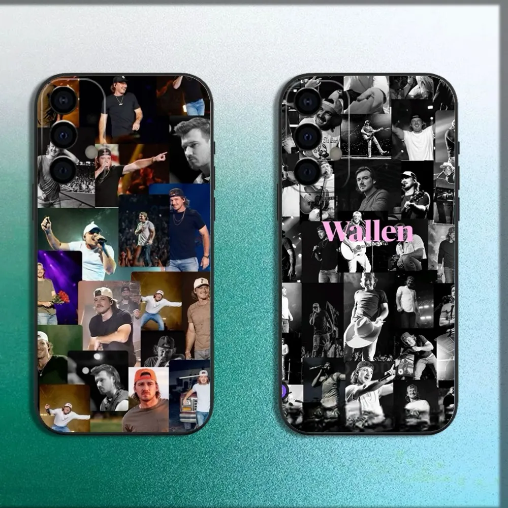 Singer M-Morgan Wallen Phone Case For Samsung Galaxy A13,A21s,A22,A31,A32,A52,A53,A71,A80,A91 Soft Black Cover