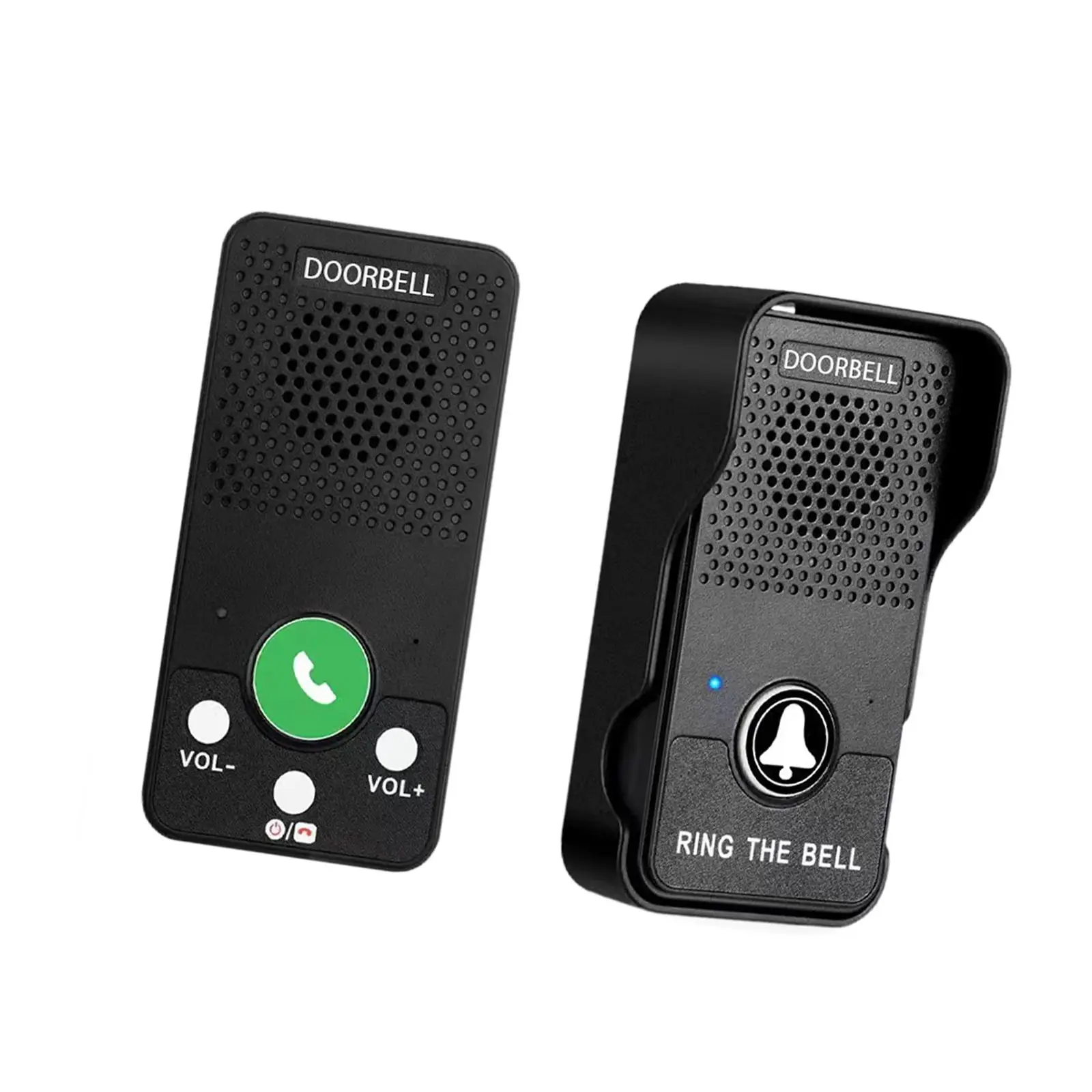 2 Way Doorbell Rechargeable 8 Volume Levels Pager Easy to Install Practical Intercomunicador for Home Apartment Hotel Office