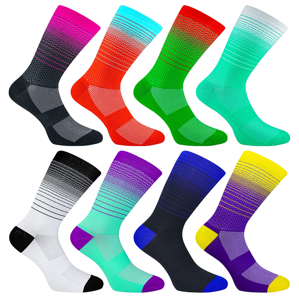 

Team Bicycle MTB Socks High Professional Cycling Socks Quality Outdoor Sports Sock Running Socks Basketball Socks