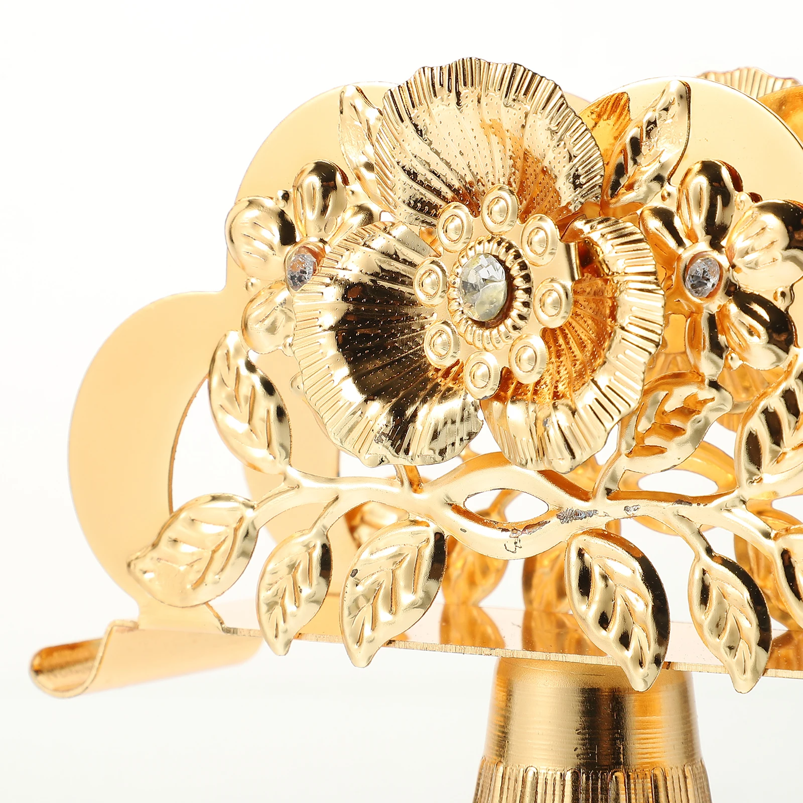 

Golden Metal Napkin Holder Large Tissue Stand For Kitchen Table Home Party Premium Iron Rustic Dispenser Organizer Reusable