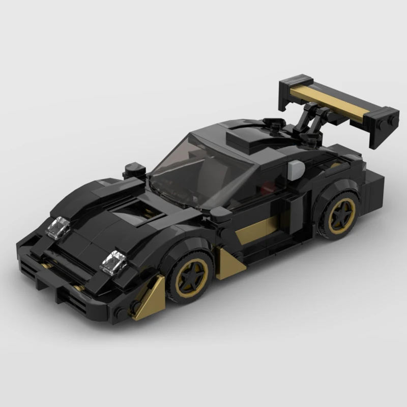 Speed Racing Car City Car  Model MOC Building Rally Racing Type 62-2 Modular Technology Gifts Holiday Assemble Toys Suit