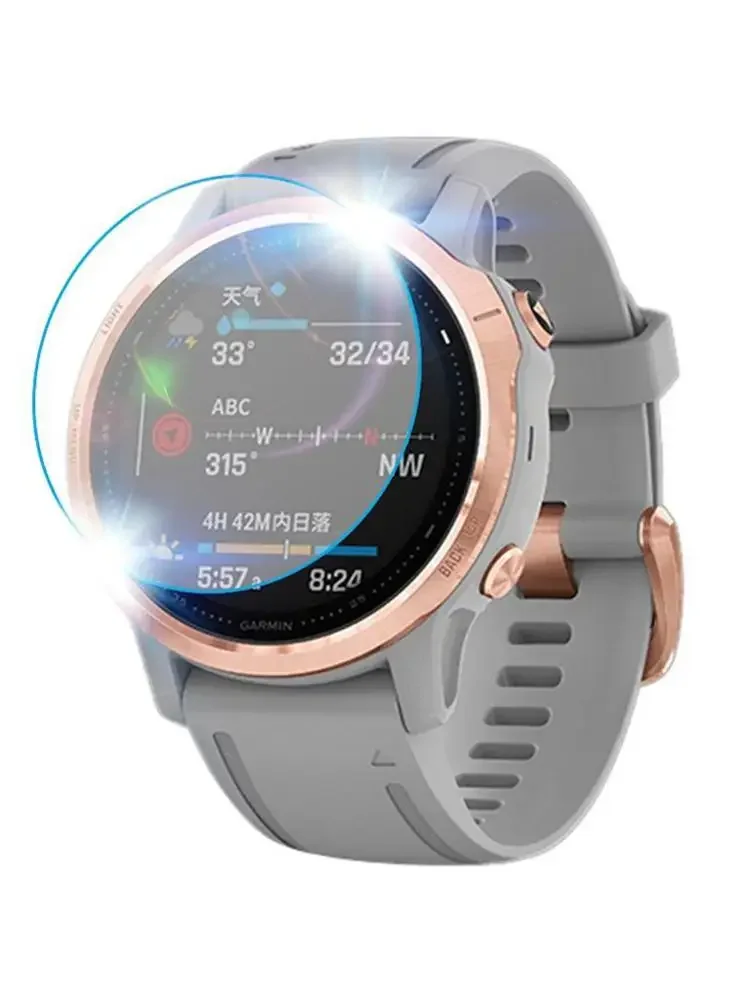 3 stücke Für Garmin Fenix 8 43 47 51mm Ultra Klar Gehärtetes Glas Premium Screen Protector Film Fenix 5 6X 6XPro 7 7S 7X SmartWatch