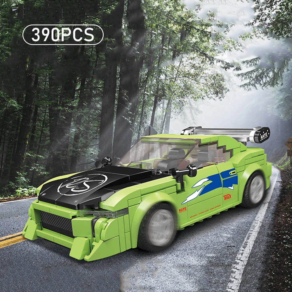 ミニレーシングカービルディングブロック組み立てモデルクリエイティブ車両教育パズルおもちゃディスプレイコレクションギフト卸売