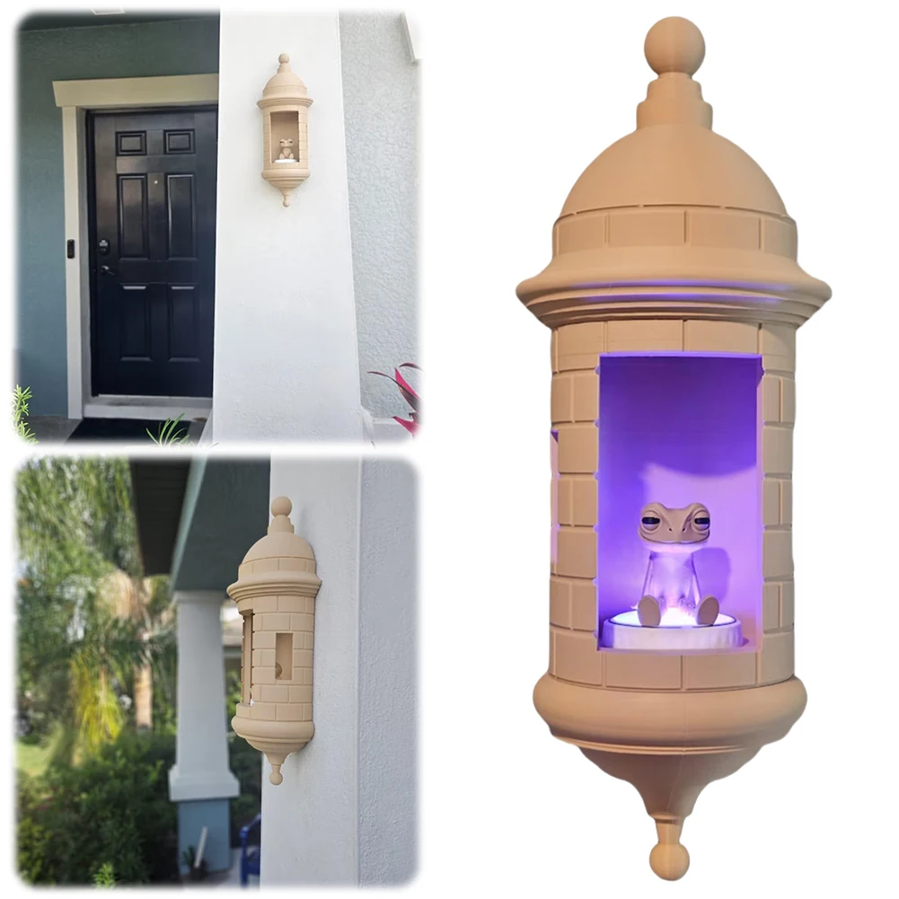 بورتوريكو غاريتا جدار كوكي مصباح قابل للتعديل كوكي الضفدع مصابيح الحائط مع جهاز التحكم عن بعد فريد بورتوريكو هدية زخرفة المنزل