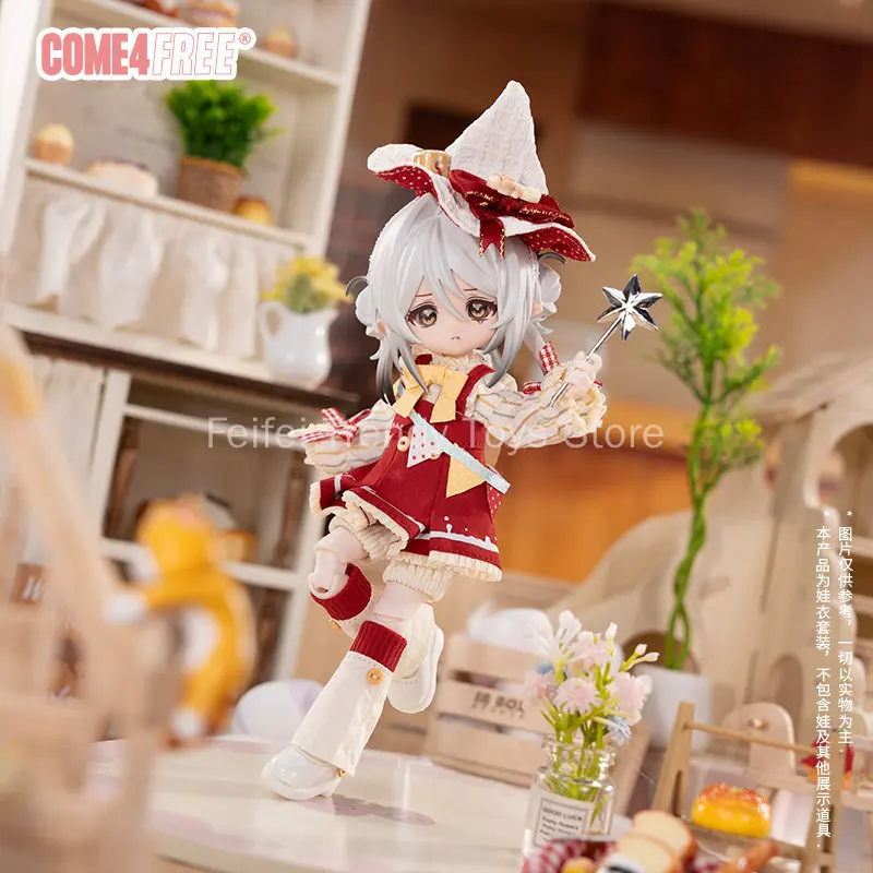 

Come4free Bjd Doll Clothes 12 Inch Ob11 Sweet Red Dress Set Cute Style Outfit Radult Collectors Diy Only Child Clothing