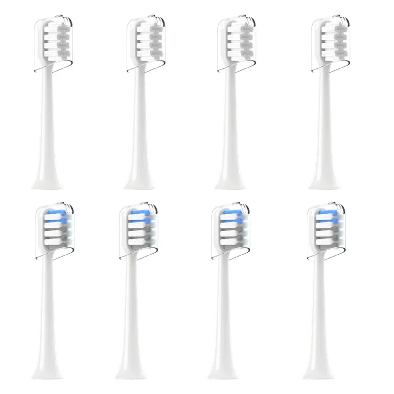 Xiaomi Mijia T200 소닉 전동 칫솔 헤드 소프트 브리슬용 교체용 브러시 헤드 4개