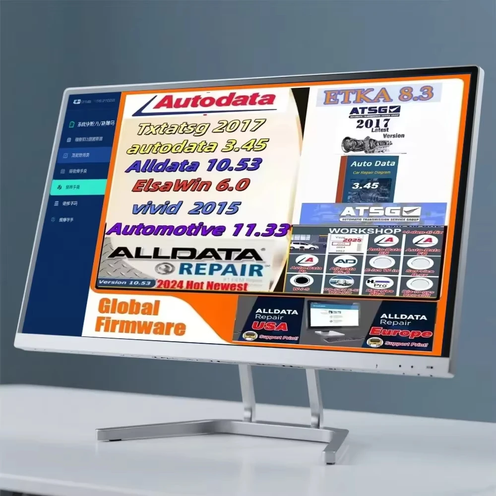 

Alldata Auto Diagnostic Software 10.53 Version with Autodata 3.45 AutoV2021.11 Del 2017 R3 ATSG Vivid 2018 ElsaWin 6.0 WOW 5.00.