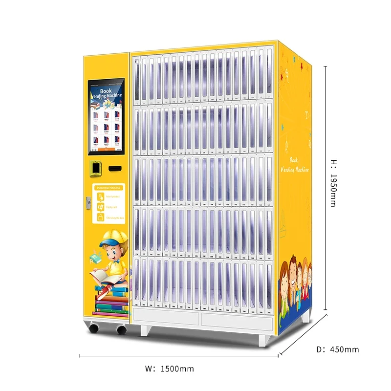 Library Books Vending Machine For School Locker Students Notebook Automatic Customized Vending Machine