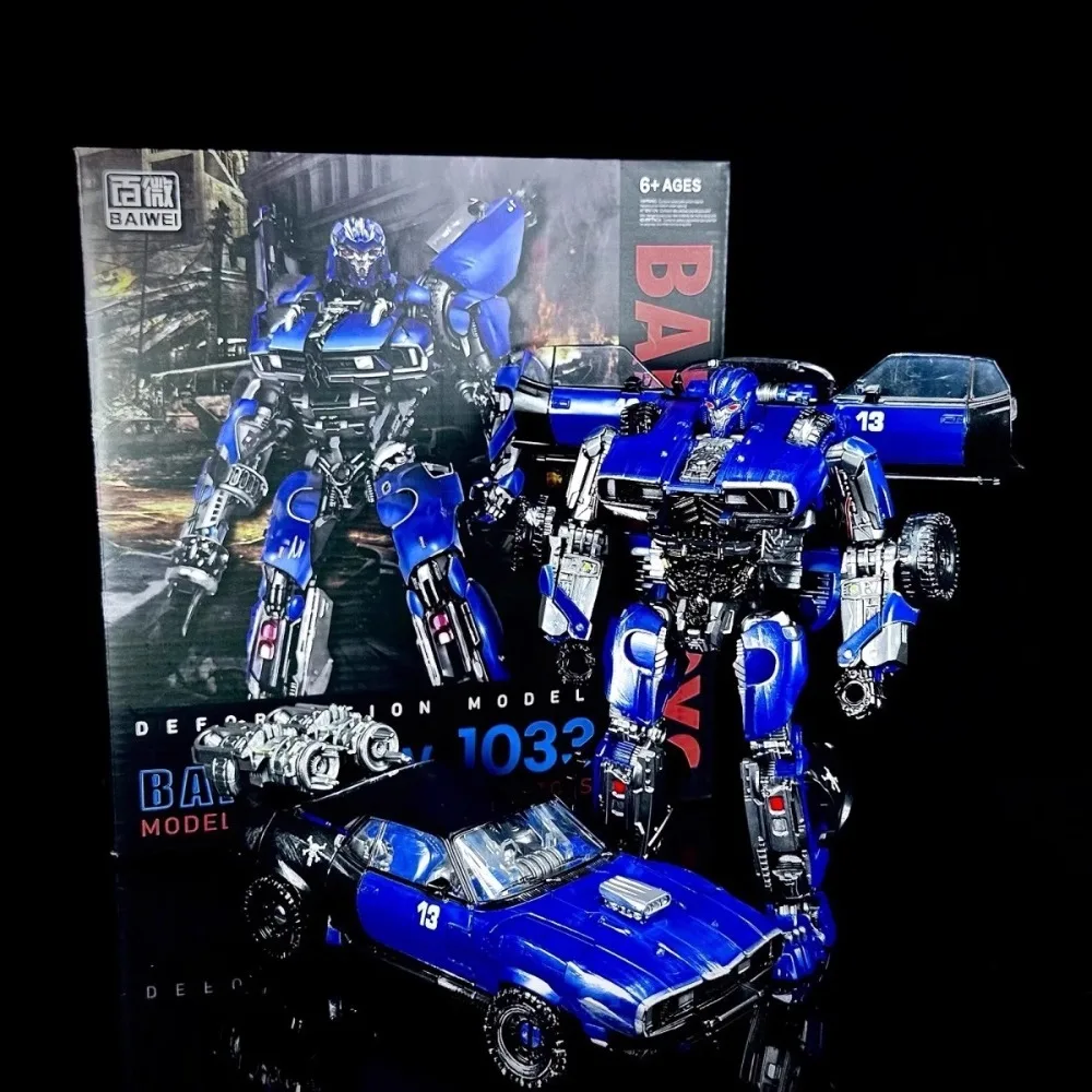 

In Stock BAIWEI TW1033 TW-1033B Transfiguration Toy Dropkick SS46 Ation Figure Transfiguration Robot Model Toy