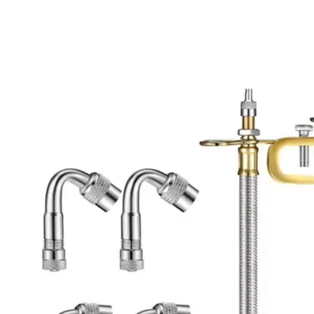 /4 /Pack /300mm For Braided Tire Valve Extension Tube With 45 90 135 Degree Bent Nozzles For Two Wheeled Trucks Caravans Aut