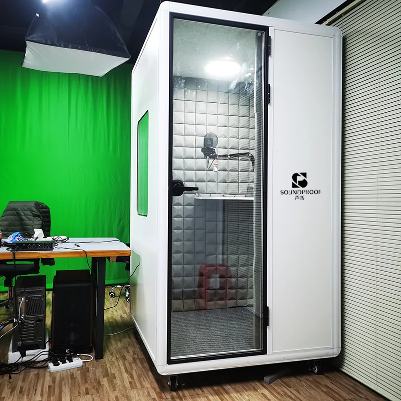 Indoor Mobile Soundproof Booth Compact Laminate Furniture Customized Style Privacy Isolation Pod for Silent Meeting Business