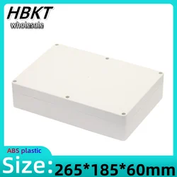 1pcs 265x185x60mm Plastic housing Security power supply housing Electronic instrument housing Outdoor wiring waterproof box