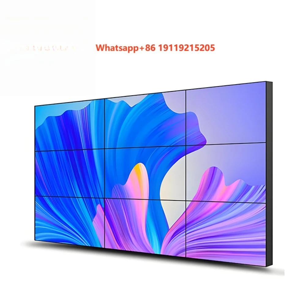 55inch Indoor Advertising Player 4K HD 2x2/2x3 Video Wall Displays Multi-Panel Splicing Screen Narrow 0.88mm LED LCD Bezel