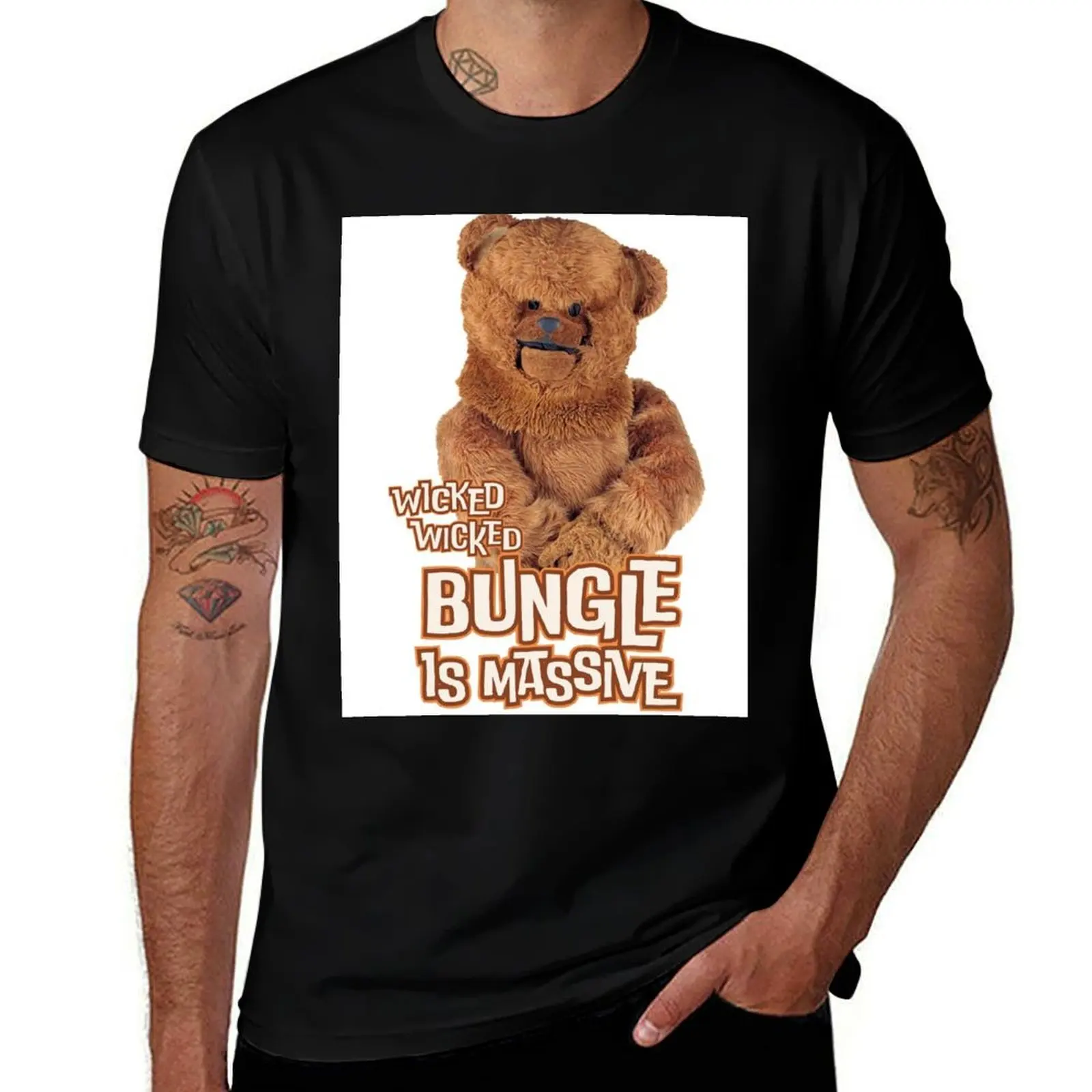 

Wicked Wicked! Bungle is massive T-Shirt funny t shirts dark humor anime t shirts for man t shirts for man cotton T-shirt