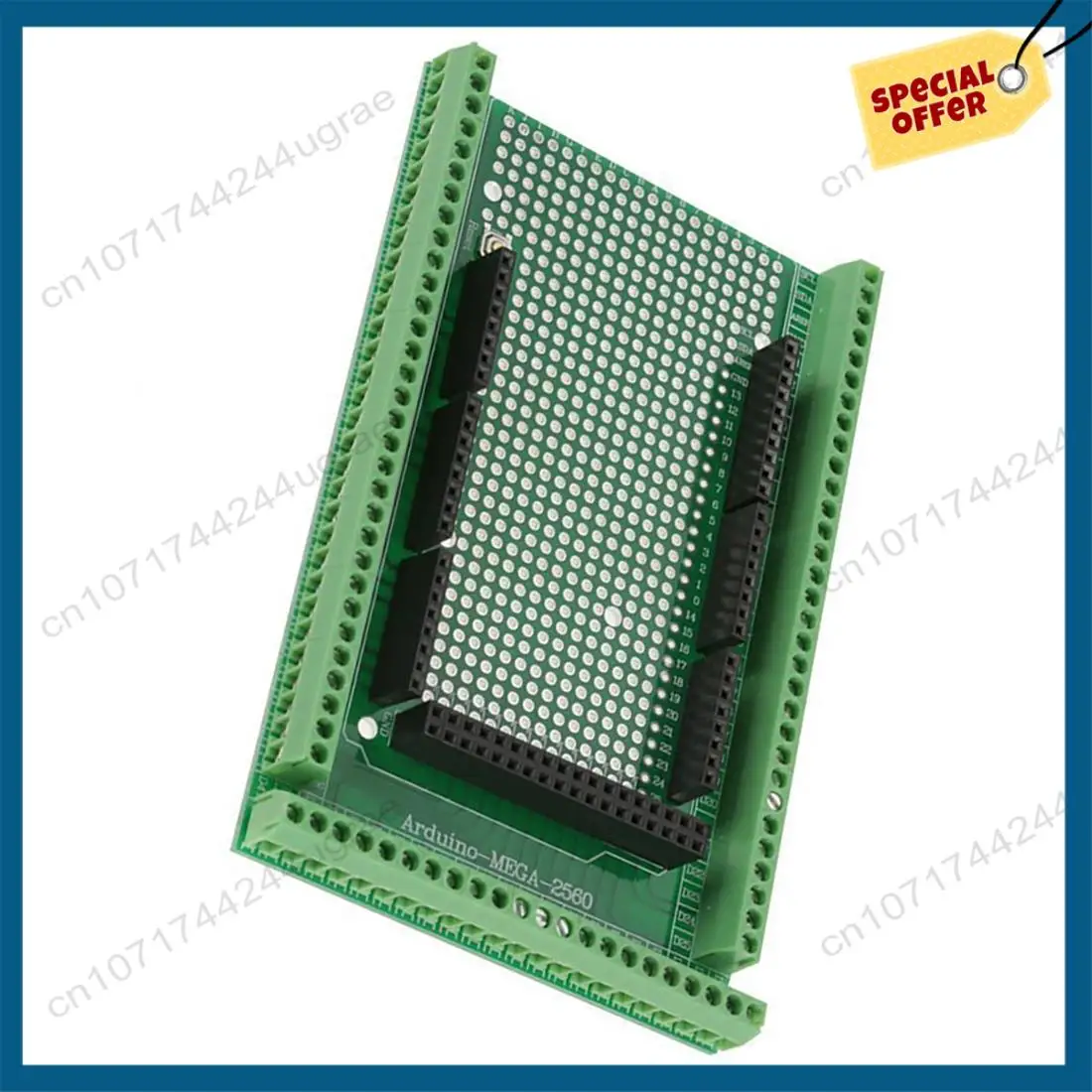 

-A15I для Mega 2560 R3, двухсторонняя печатная плата, прототип винтовой клеммной колодки, защитная плата, расширяющаяся плата