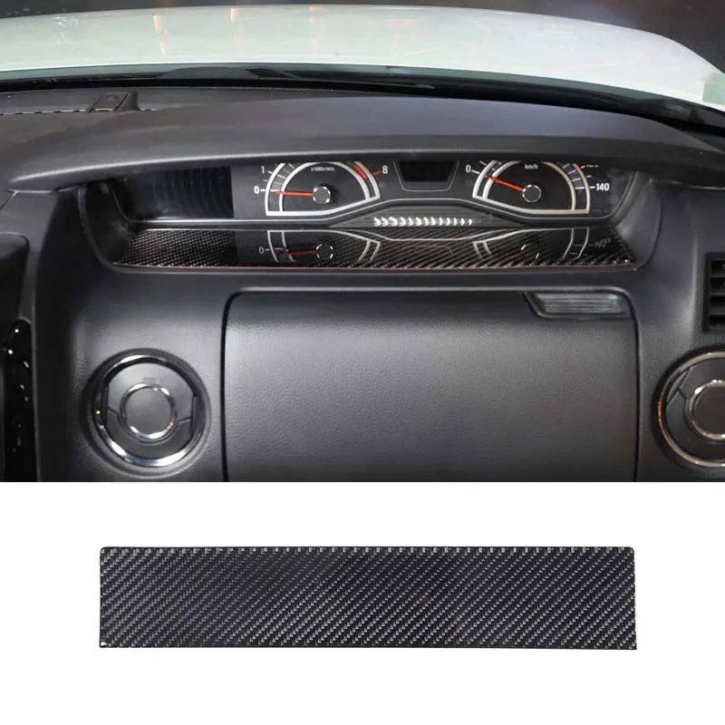 

For Honda N-BOX JF3 JF4 2017-2021 Soft Carbon Fiber Car Dashboard Display Frame Cover Trim Sticker Car Accessories Interior