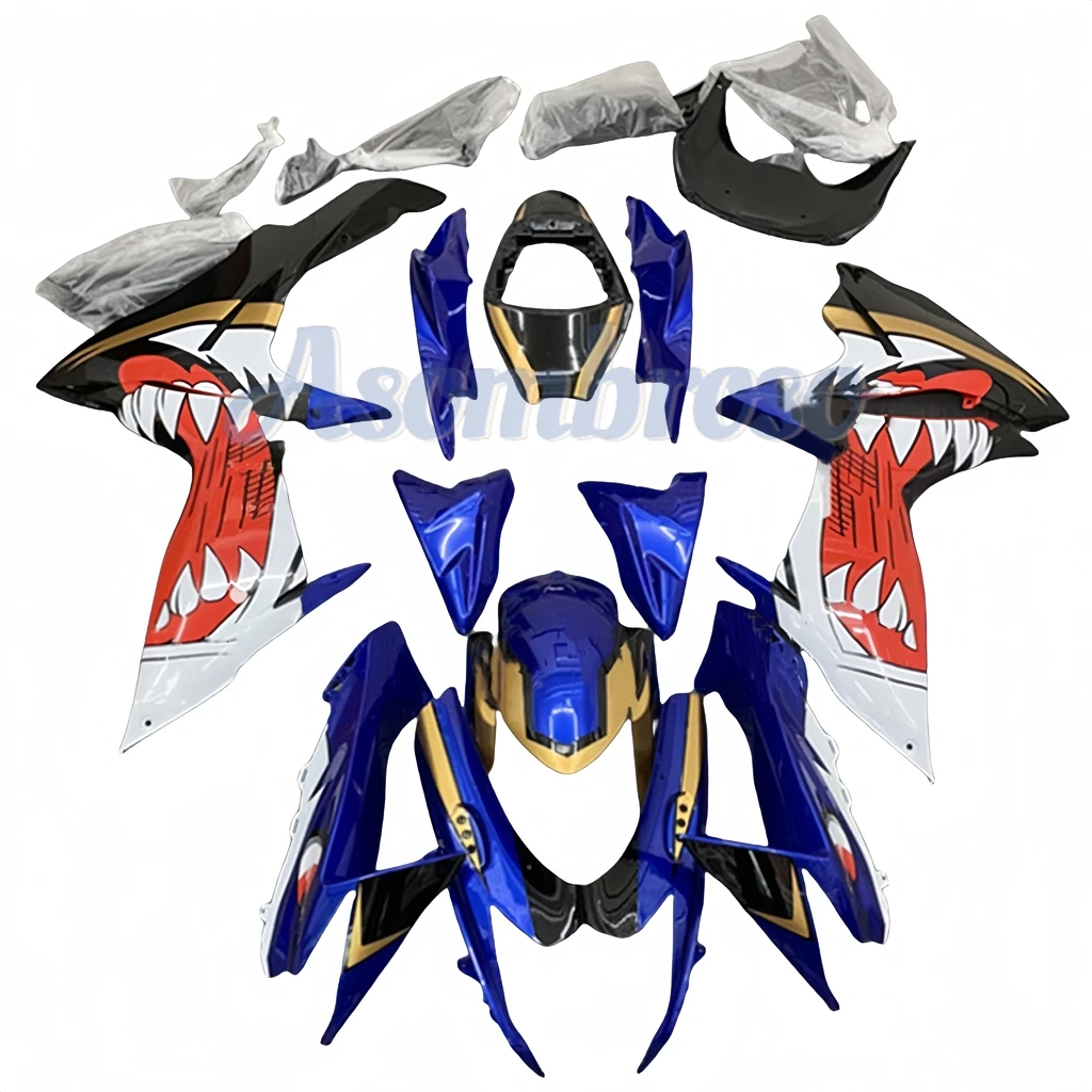 For GSXR600 2011 2020 2024 12 13 14 15 16 17 18 19 21 22 2023 GSXR600/750 Motorcycle Injection Molding Fairing kit blue bodywork