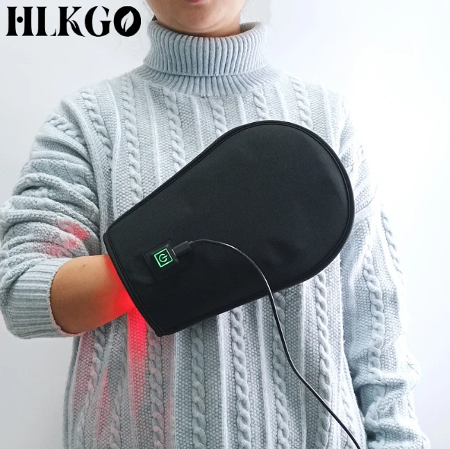Red Light Electric Heating Glove Protector with Vibration Massage Function Relieves Hand Joint and Wrist Pain Stiffness