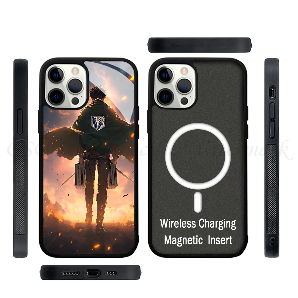 Anime A -Attack On Titan Phone Cases For IPhone 15 14 13 Pro Max 11 12 Mini Alex Mirror TPU Shell