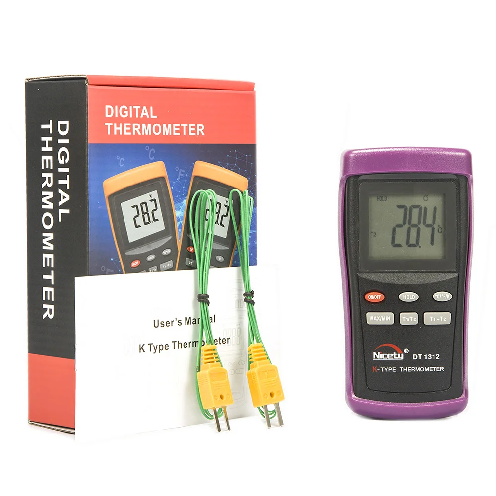 2 channels Digital Instant-read Thermometer Big Display