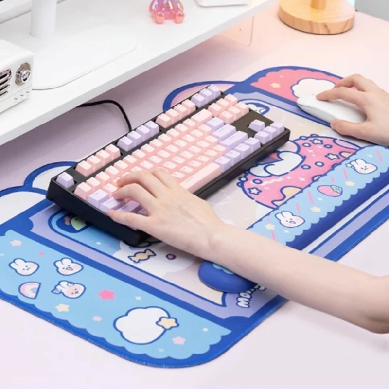 Oversized Anti-slip Mouse Pad Kawaii Game Pad Game Accessories Table Pad Waterproof For Game Room PC Office Desktop Decoration