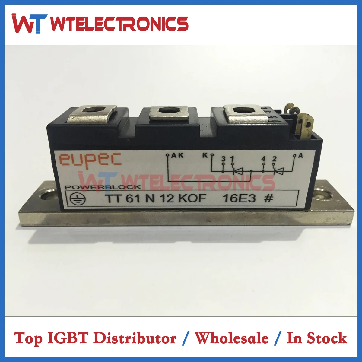 

New Original TT61N12KOF Power Module TT61N12KOF TT 61 N 12 KOF 16E3