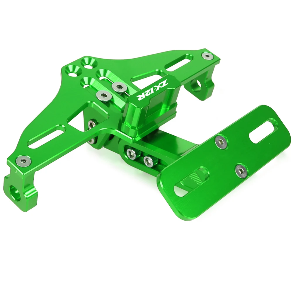 

FOR Kawasaki ZX12R ZX 12R 2000 2001 2002 2003 2004 2005 Rear License Plate Holder Bracket with Light Tail Tidy Fender Eliminator