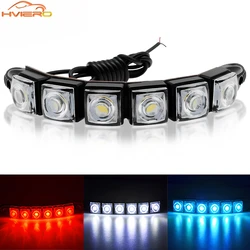 1PCS Waterproof Multi Colors DRL Light Cars Autos Decorative Flexible Daytime Running 6LED Car Driving Strip Styling Headlights