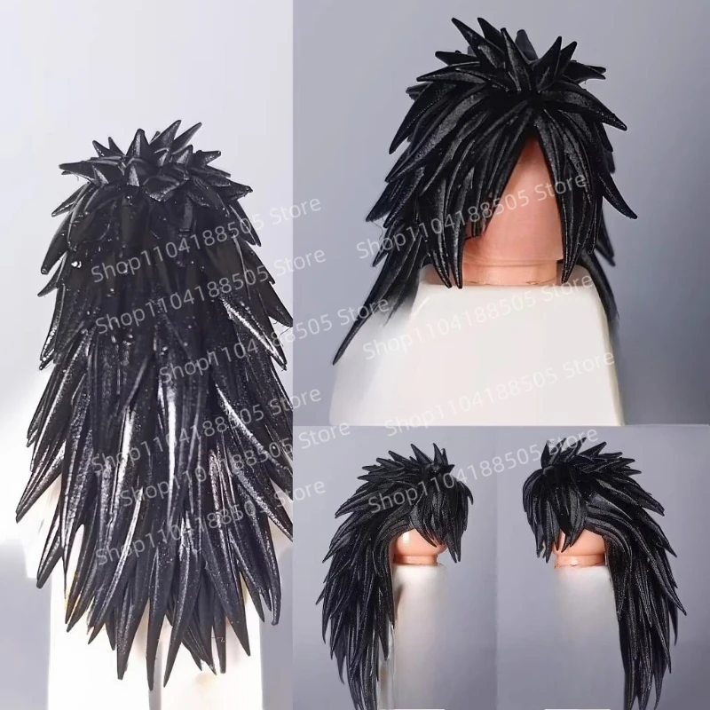 MOC サードパーティ プロデューサー Zai アニメ ヘアスタイル アクセサリー、ヘア ヘッド スプライシング アセンブリ モデル装飾品、ビルディング ブロック