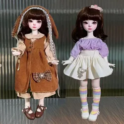 30cm Doll Clothes Sweet Princess Dress Changing Clothing Cute 1/6 BJD Doll Outfit Set Girl Toy Gift Doll Accessories