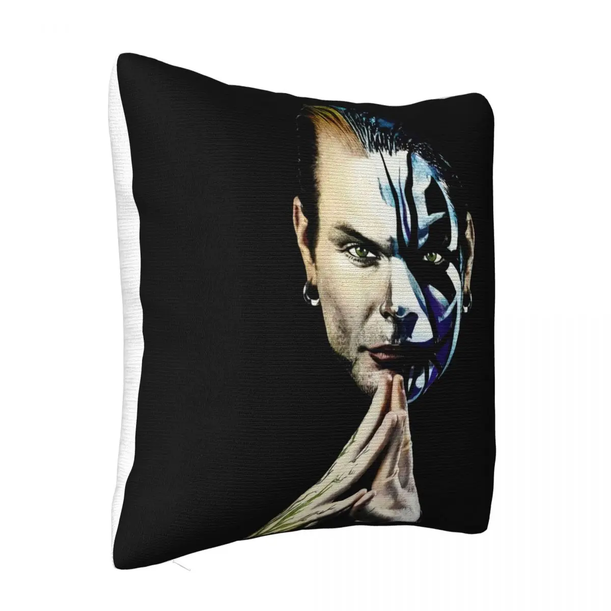 Jeff Hardy Impact Wrestler Big Face Print 3Xl Vtg Round Is My Canvas Original Pillow Case