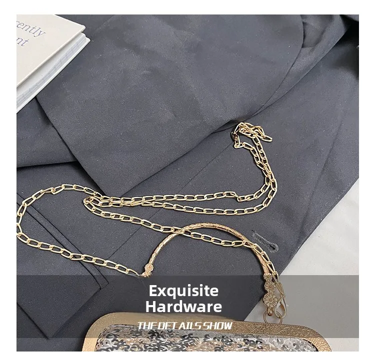 Bolso de mano con lentejuelas brillantes para mujer, estilo celebridad, para noche, con bolsillo para móvil y pintalabios, vi...