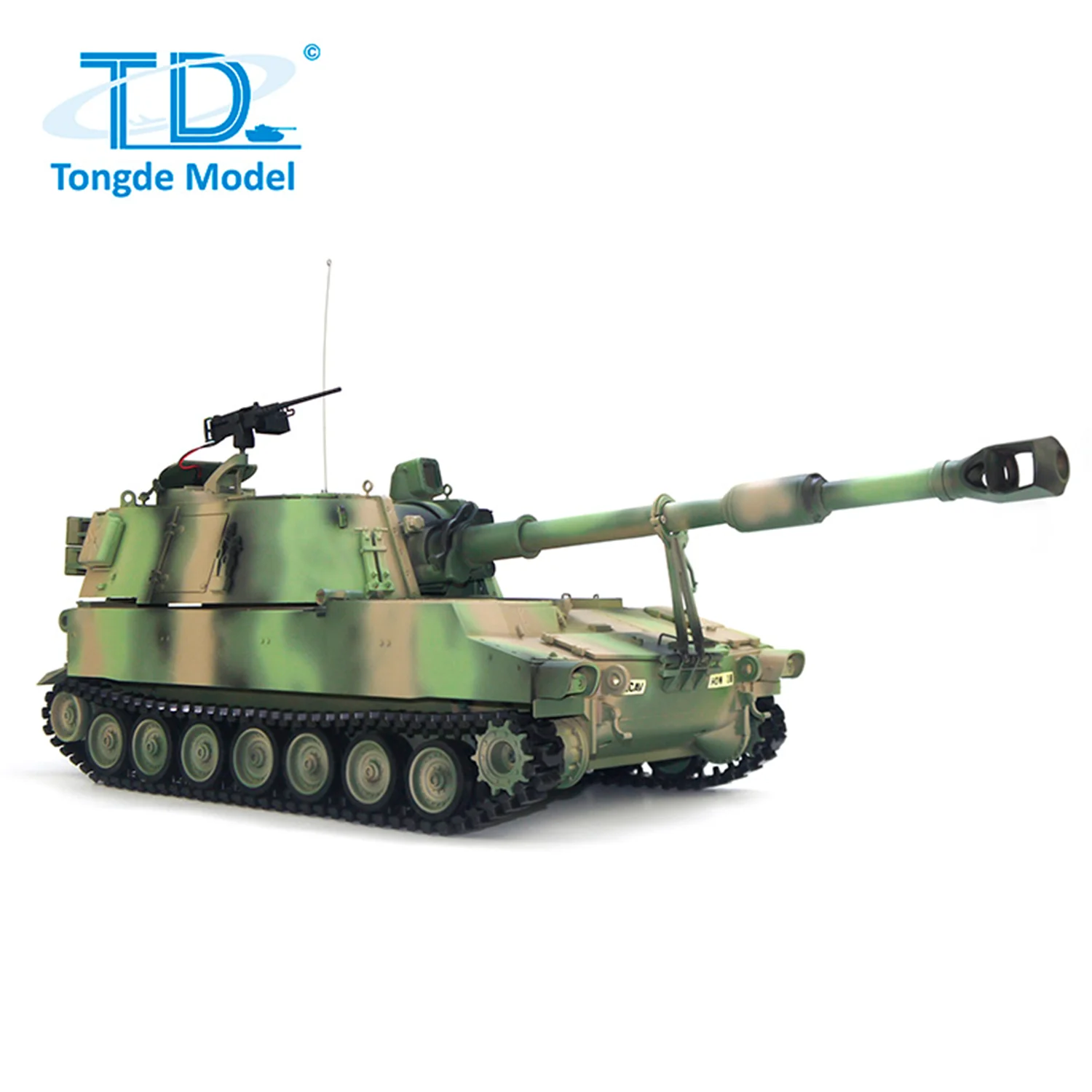 

1/16 Tongde RTR M109A2 RC танк самоходный танк звуковой свет металлические колеса управляемый BB автомобиль игрушки для мальчиков подарок