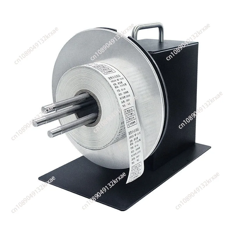 

R7 Adjustable Speed Label Rewinder Two-way Automatic Rewinder Self-adhesive Barcode Machine Clothing Tag Reeler NEW