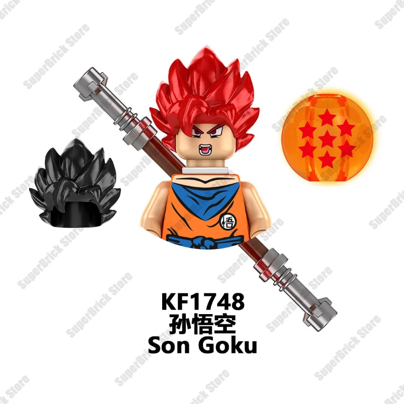 Mini figurines d'action Dragon Ball Z Zamasu, blocs de construction, forme de cheveux roses, Son noir, Goku, KakarPossible, beurre, cadeaux pour enfants, jouets pour garçons