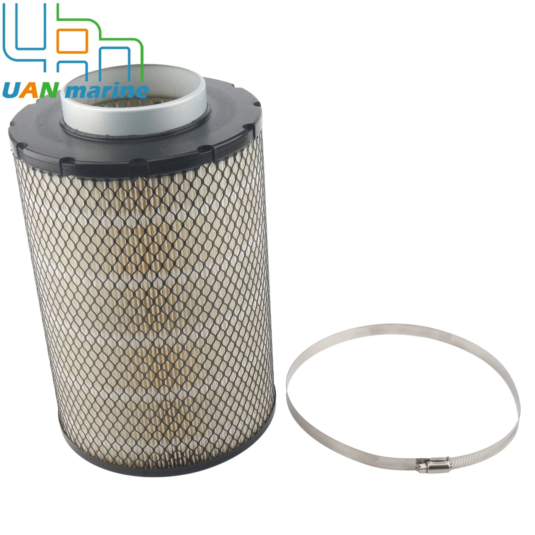 2 Pcs Air Filter Insert Diesel Compatible with Volvo Penta TAMD74 TAMD75 Series Marine Engines Models Replaces 3838952 3827167