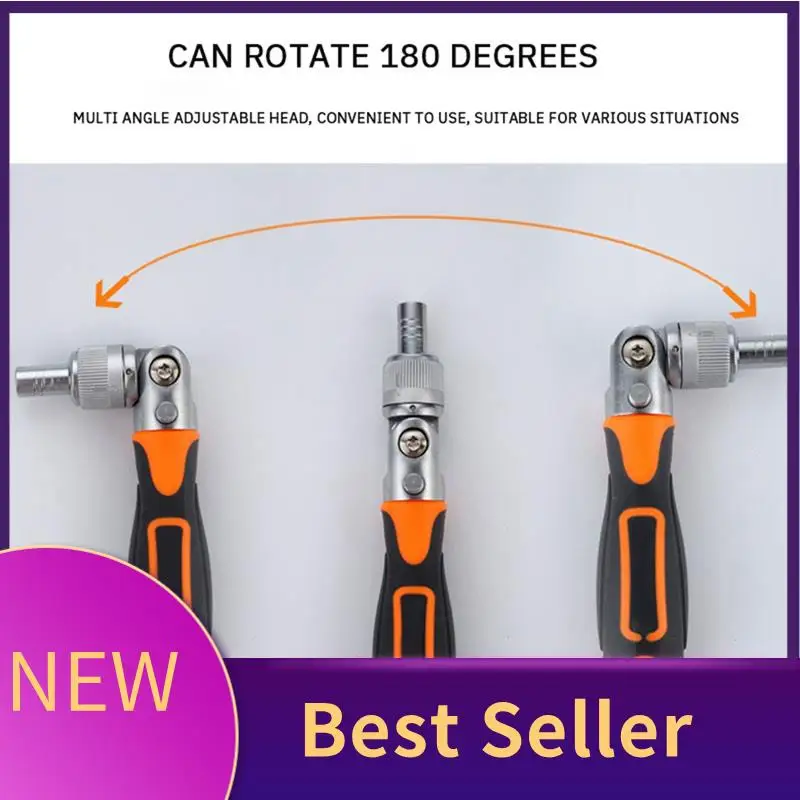 ABHI-38-In-1 Ratchet Screwdriver Wrench Set Home Machine Repair Knob Multi-Directional