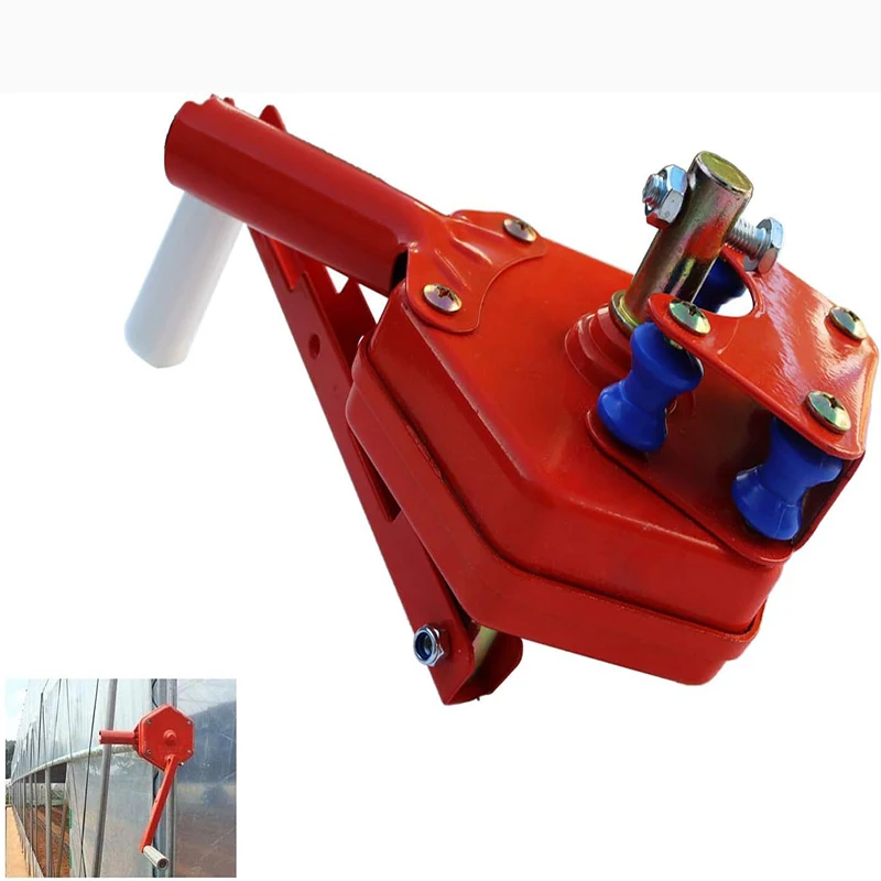 Greenhouse Sidewall Hand Crank Manual Film Roll Up for Greenhouse Ventilation Roll Up Lifting Device Ranch