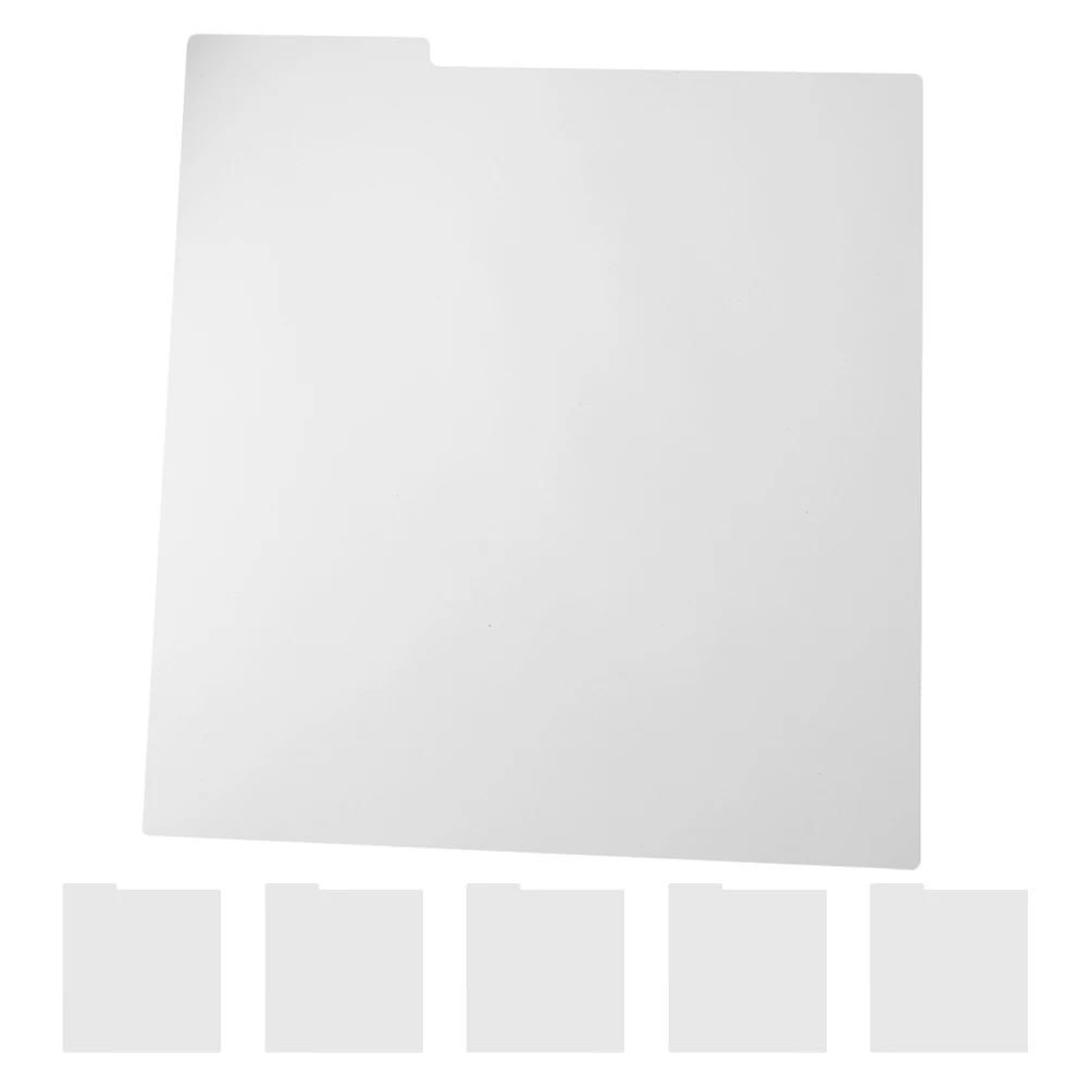 

6 Pcs Record Divider Alphabetical File Dividers White Pp Card for Storage Boxes