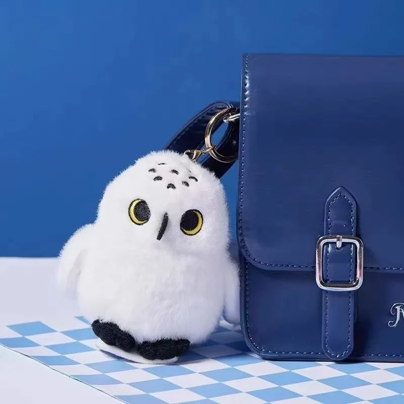 12cm Harries Movie Hedwig Owl Pottered Plush Toys Soft Stuffed Animals Doll Peluches Shoulder Decoration Fun Toy Birthday Gifts view 4