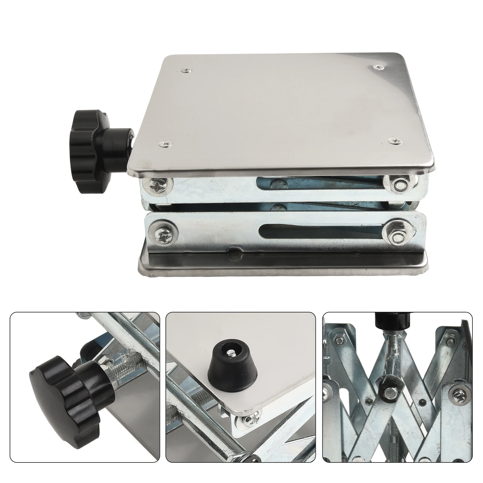 

Лабораторная подъемная платформа с регулируемой высотой. Лабораторное использование. Простота в использовании и обслуживании. Необходимый инструмент для образования.