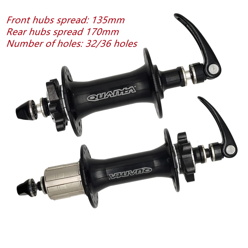 QUANTA Fat Tire Fahrradlagernaben Motorrad 32 Stunden 36 Löcher Scheibenbremse Spread 135/150/170/190 mm Snow Beach Fahrradnabe – Detail 9