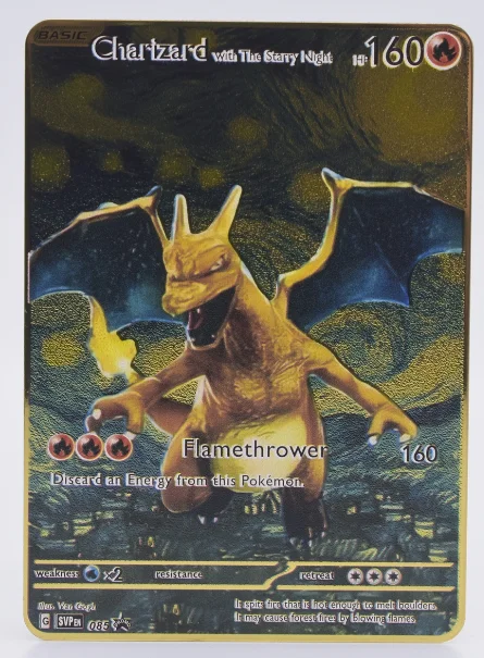 Neue 2026 Poke Metallkarten Englische Anime Charizard Arceus Mewtwo Blastoise Vmax GX V Buchstaben Spiel Sammelkarten Kinderspielzeug Geschenk – Detail 13